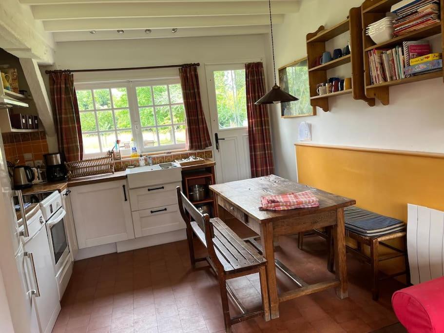Le Colombage, Jolie Longere Pres De Giverny Eure Hardencourt-Cocherel Extérieur photo
